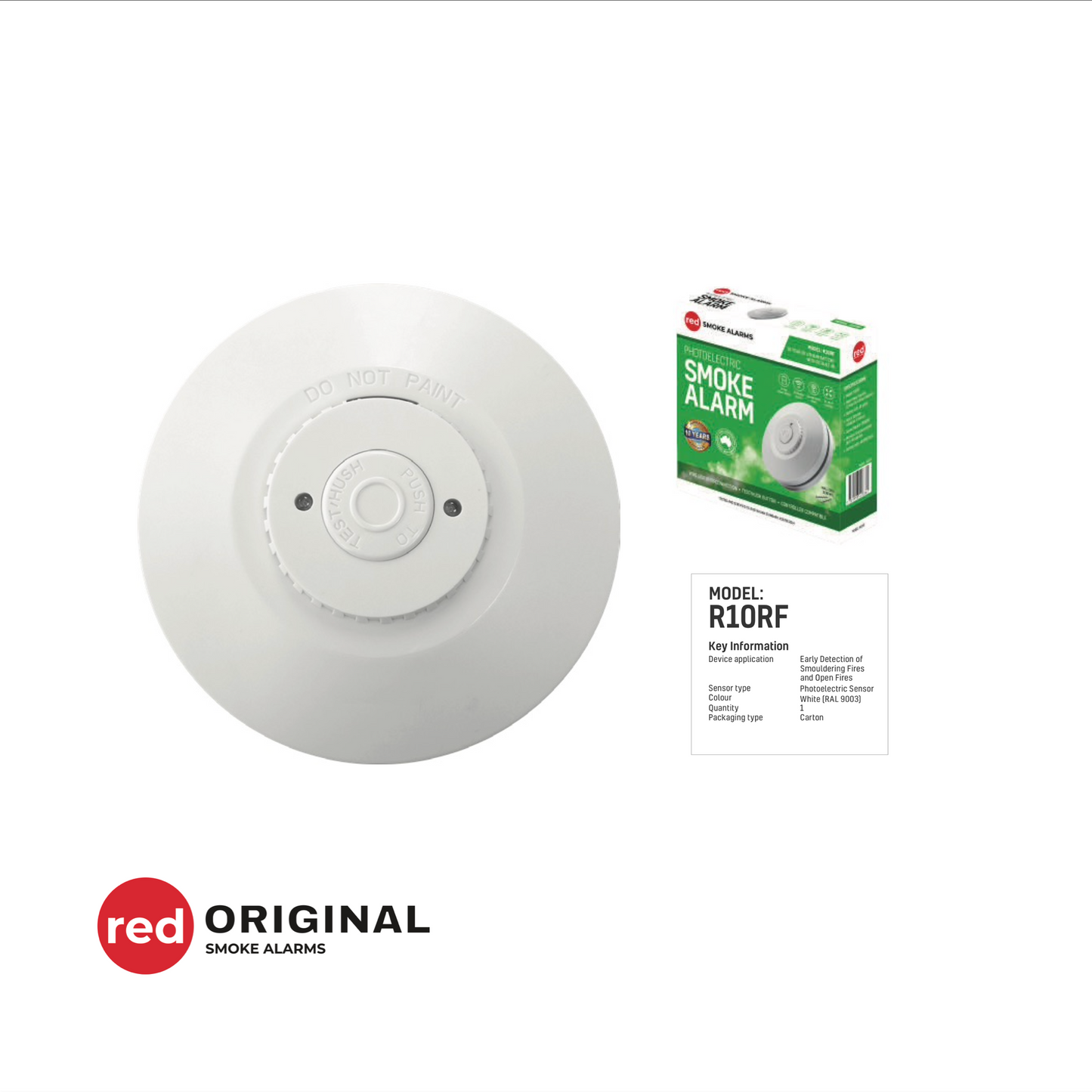 Smoke Alarm - 10 Year Lithium Ion (wireless)